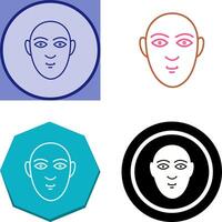 menselijk gezicht icoon ontwerp vector