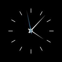 pictogram horloge vectorillustratie vector