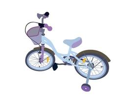 kinder fiets. geïsoleerd vector