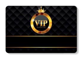 VIP-ledenkaart vectorillustratie vector