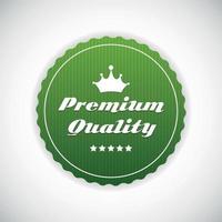 premium kwaliteit label vectorillustratie vector