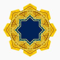 bewerkbare Islamitisch mandala arabesk vector patroon met gouden kleuren voor tekst achtergrond van hijri nieuw jaar en andere Islamitisch religieus momenten