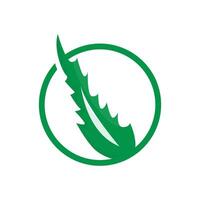 aloë vera logo, groen fabriek Gezondheid ontwerp, vector illustratie symbool