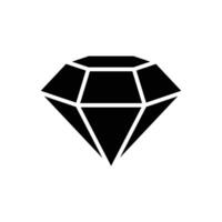 diamant icoon vector ontwerp sjabloon in wit achtergrond