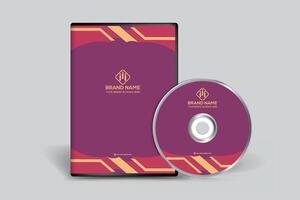 helling DVD Hoes sjabloon ontwerp vector