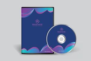 helling DVD Hoes sjabloon ontwerp vector