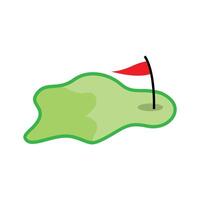 golf logo, vector golf stok bal en golf club, buitenshuis sport- spel, discipline ontwerp, icoon sjabloon