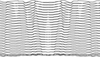 hand- getrokken golvend achtergrond horizontaal oppervlakte naadloos behang lijn kunst. vector