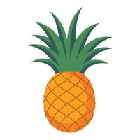 ananas geïsoleerd Aan wit achtergrond, illustratie vector