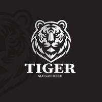 hoofd tijger logo vector