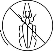 insecticide schets illustratie vector