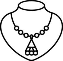 ketting schets illustratie vector