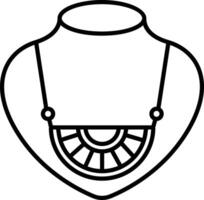 ketting schets illustratie vector