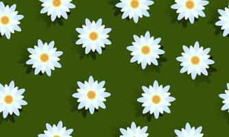 wijnoogst bloemen achtergrond met wit bloemen. naadloos patroon. vector