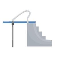 zwembad ladder en stappen illustratie vector