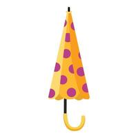 kleurrijk polka punt paraplu illustratie vector