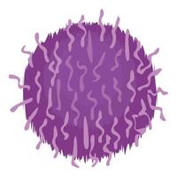 abstract Purper harig gebied illustratie vector