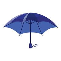illustratie van een blauw paraplu vector