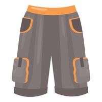 modern lading shorts geïsoleerd Aan wit vector