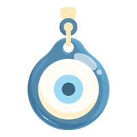 kleurrijk onheil oog amulet illustratie vector