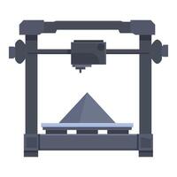 modern 3d printer icoon illustratie vector