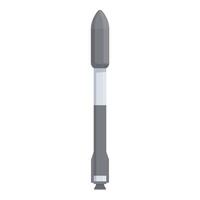 illustratie van modern ruimte raket vector