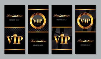 VIP-ledenkaart vectorillustratie vector