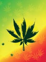 abstracte cannabis achtergrond vectorillustratie vector