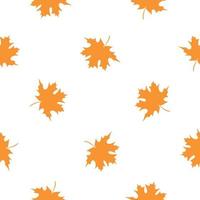 abstracte vector illustratie naadloze patroon achtergrond met vallende herfstbladeren