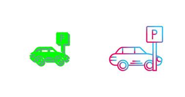 parkeren icoon ontwerp vector
