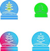 sneeuw glob icoon ontwerp vector