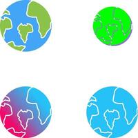 wereld icoon ontwerp vector