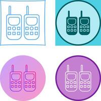 walkie talkie icoon ontwerp vector