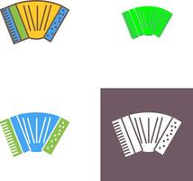 accordeon icoon ontwerp vector