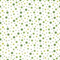 abstracte stippen achtergrond. wit naadloos patroon met groen cirkelontwerp voor publicaties, affiches, stoffen, textiel. vector illustratie