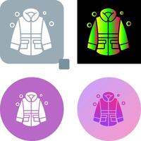winter jasje icoon ontwerp vector
