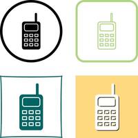 uniek walkie talkie icoon ontwerp vector