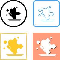 puzzel pictogram ontwerp vector