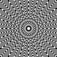 hypnotische fascinerende abstracte afbeelding. vectorillustratie. vector