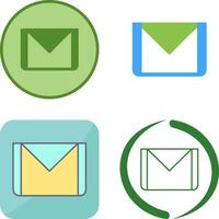 uniek e-mail icoon ontwerp vector