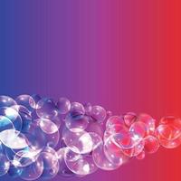 zeepbellen abstracte achtergrond vectorillustratie vector