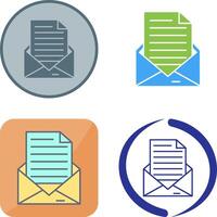 mail pictogram ontwerp vector