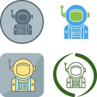 astronaut icoon ontwerp vector