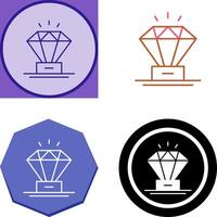 diamant pictogram ontwerp vector