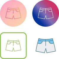 shorts icoon ontwerp vector