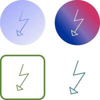 uniek flash icoon ontwerp vector