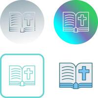 Bijbel icoon ontwerp vector