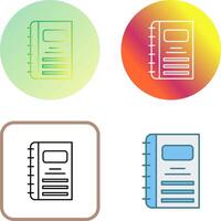 notebook pictogram ontwerp vector