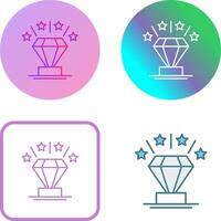 diamant pictogram ontwerp vector