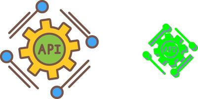 api icoon ontwerp vector